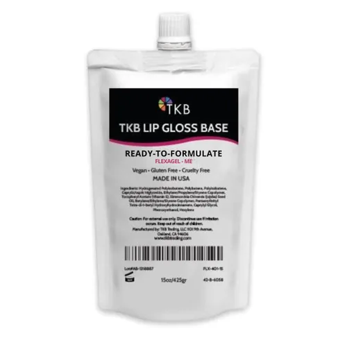 Vista 7 de TKB Base de brillo de labios (Flexagel ME), base de brillo de labios transparente para brillo de labios de bricolaje, lista para formular