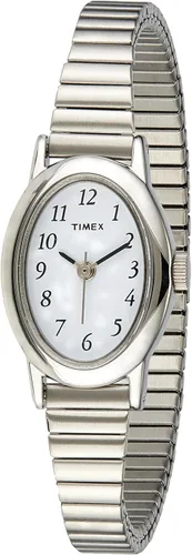 Vista 9 de Timex Cavatina - Reloj para mujer, esfera de nácar con caja dorada