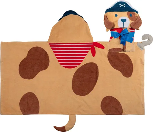 Vista 12 de Stephen Joseph, Toalla de playa con capucha para niños y niñas (3-8 años), toalla de baño tipo poncho con capucha, algodón suave y absorbente