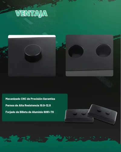 Vista 4 de SCITOO Kit de elevación de nivelación trasera de 1 pulgada para Ford 2008-2020 Espaciador de puntal de elevación de 1 pulgada compatible con bloques