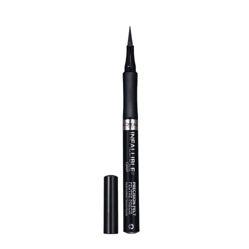 Vista 11 de L'Oreal Paris Cosmetics Makeup Infallible Grip Delineador de ojos de fieltro de precisión, resistente a las manchas, delineador de ojos impermeable