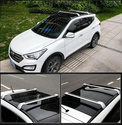 Vista 4 de Barras transversales para portaequipajes compatibles con Audi Q8 2019-2024 barras de aluminio portaequipajes
