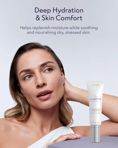 Vista 3 de ALASTIN Skincare Crema hidratante facial ultra nutritiva (2 onzas) Loción hidratante diaria para piel seca Apoya la producción de colágeno
