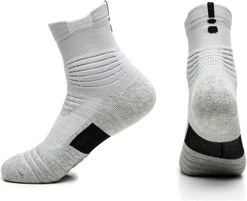 Vista 7 de Yoknatt Elite - Calcetines de baloncesto gruesos para ciclismo, calcetines deportivos para hombres, mujeres y niños