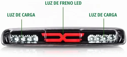 Vista 2 de GRAND ORANGE Tercera Luz de Freno LED Compatible con Chevy Silverado 1999-2006 1500 2500 3500 y Modelos HD/Classic Tercera Lámpara de Carga