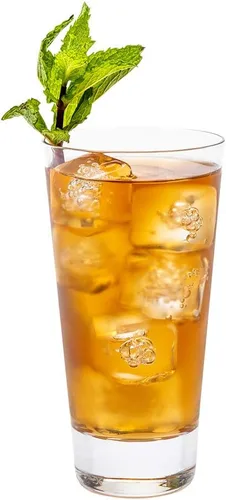 Vista 7 de Restaurantware -Moda Nude - Vasos de cristal Collins de 12 onzas, juego de 6 vasos altos aptos para lavavajillas, base pesada, borde cortado