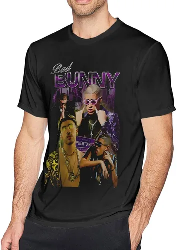Vista 5 de Bad Bunny Camiseta Me Porto Bonito Reggaeton Estilo Vintage Unisex
