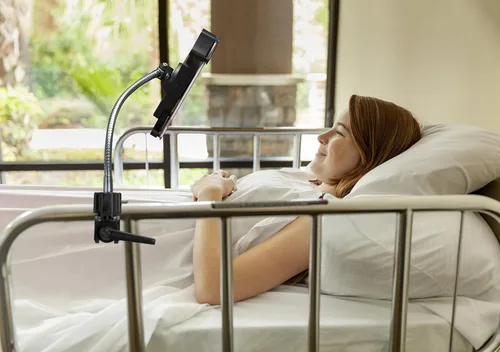 Vista 6 de CTA Digital Soporte de abrazadera para tableta de alta resistencia con cuello de cisne para iPad de 10.9 pulgadas de 10.9 pulgadas, iPad de 7ª/8ª/9ª