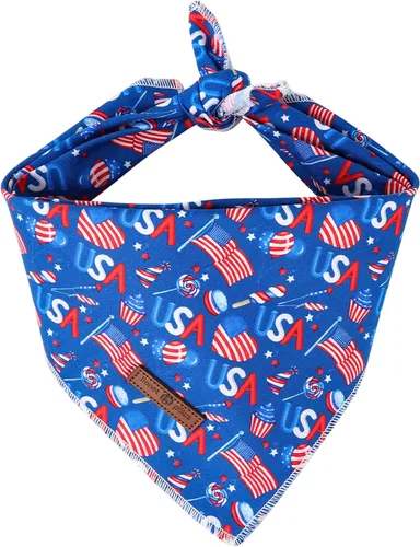 Vista 35 de Lionet Paws Bandana para Perro de Algodón Lavable Pañuelo Bufanda Bandana Triangular para Perros Pequeños Medianos y Grandes Cuadrícula Negra