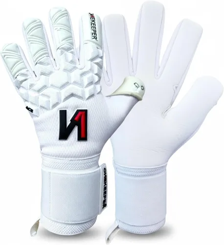 Vista 9 de ONEKEEPER ACE Guantes de portero – Protección sin dedos – Guantes de portero de fútbol profesional para niños, jóvenes y adultos – látex de contacto