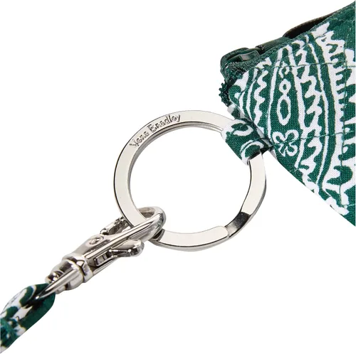 Vista 4 de Vera Bradley Collegiate Zip Id Case and Lanyard Combo Multiple Teams Available Keyring