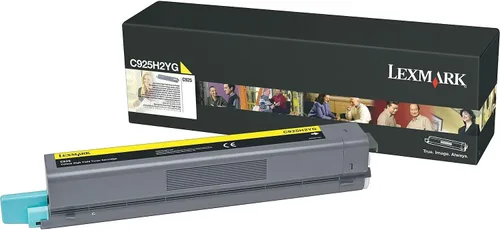 Vista 2 de Lexmark Tóner de alto rendimiento C925H2YG, rendimiento de 7,500 páginas, amarillo