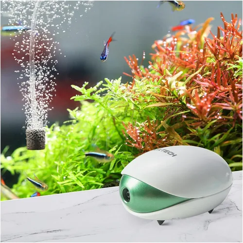 Vista 2 de boxtech Bomba de aire UX3 con kit de burbujas de aire con 1 válvula de retención, 2 ventosas