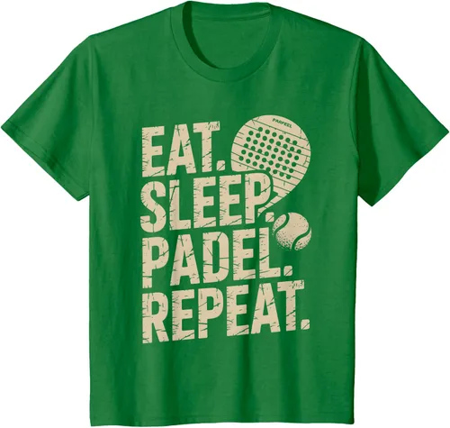 Vista 35 de Camiseta Eat Sleep Padel Repeat Padel Jugador de Tenis