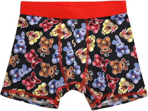 Vista 2 de Five Nights at Freddys Horror Video Game Youth Boys Underwear 5-Pack Boys Boxer Briefs Set