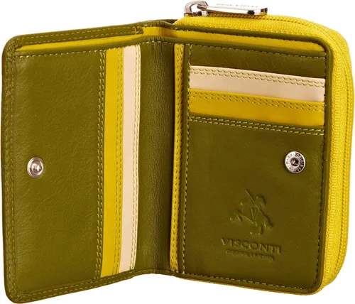 Vista 3 de Visconti Bolso de cuero para mujer, color lima multicolor, ZZZZ-S