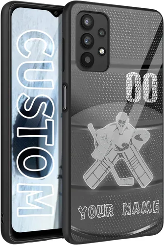 Vista 13 de Personalized Ice Hockey vs Name Number US Flag Decor Rubber Cover Phone Case for Galaxy America Fire