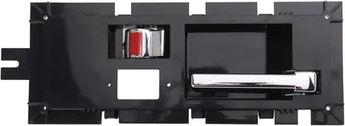 Vista 111 de TRQ Manija Interior de Puerta del Lado del Pasajero Negra Compatible con Ford Bronco 1987-1996 F-150 1987-1997 F-250 1997 F-250 HD F-350