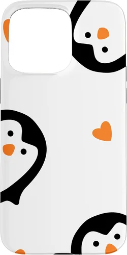 Vista 31 de Cute Penguins Hearts Phone Case for iPhone 17