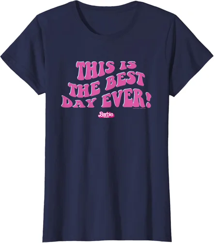 Vista 35 de Barbie Camiseta The Movie - This Is The Best Day Ever!, Negro
