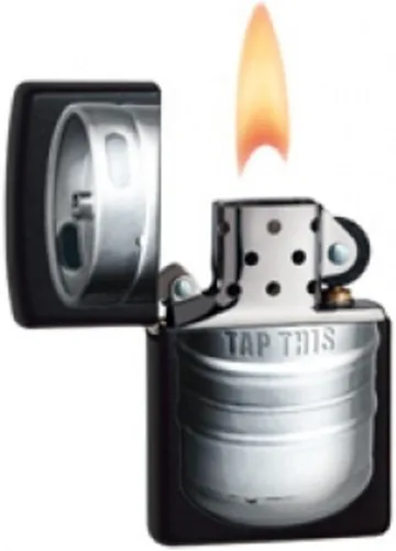 Vista 2 de Zippo Encendedor de barril, negro mate