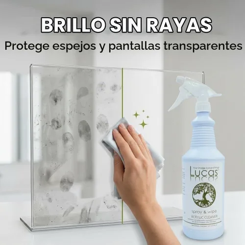 Vista 2 de Lucas - Limpiador de plástico acrílico sin rayas en aerosol