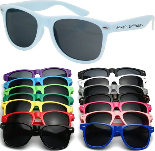 Vista 18 de Gafas de sol de boda personalizadas, gafas de sol personalizadas para invitados, cumpleaños y despedida de soltero
