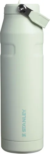 Vista 43 de STANLEY - Botella de agua IceFlow Flip Straw 2.0 con pajilla abatible, abertura más grande, acero inoxidable aislado, sin bisfenol A, 16 onzas