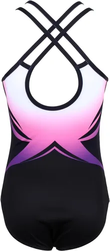 Vista 92 de MODAFANS Leotardos de gimnasia para niñas brillantes para bailar ballet, pantalones cortos con espalda cruzada