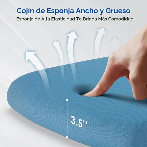 Vista 7 de Soohow Silla de oficina ergonómica, silla de escritorio de malla con reposabrazos, silla de oficina de respaldo alto con soporte lumbar ajustable
