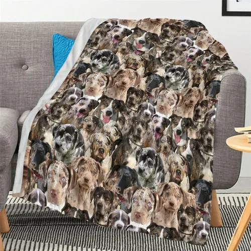 Vista 6 de Airedale - Manta de regalo para perro, linda manta de franela estampada para cama, sofá, sofá