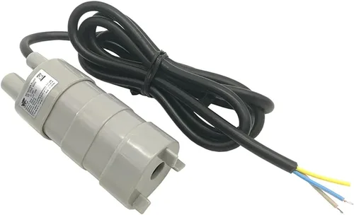 Vista 5 de JT500 12V 24V DC Water Pump 600L/H High Pressure Solar Aquarium Three Core Electric Submersible with Adapter(12V Black)