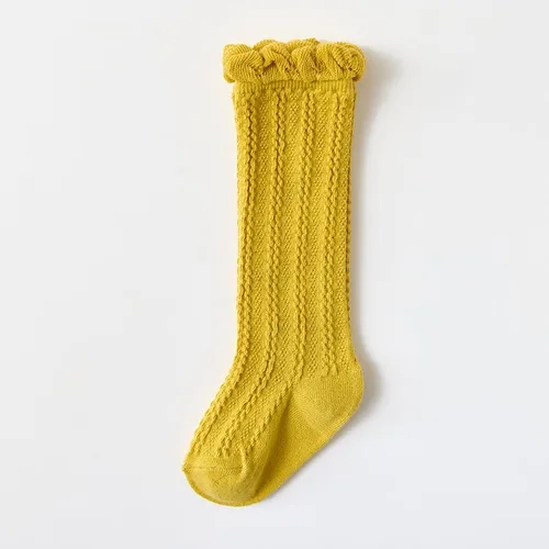 Vista 5 de Toptim Calcetines altos de punto trenzado para bebés y niñas