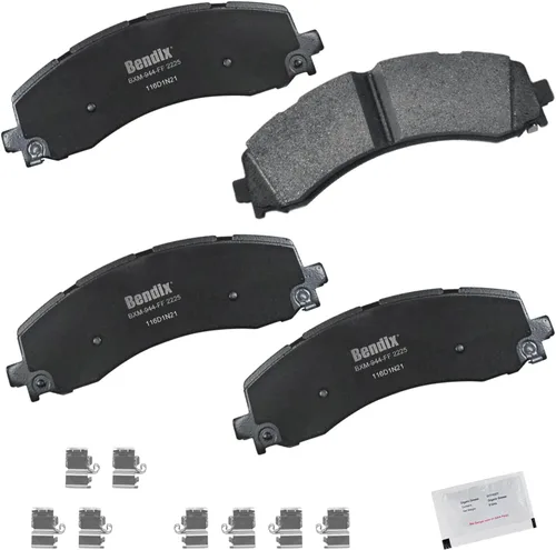 Vista 167 de Bendix Priority1 CFC154 - Juego de pastillas de freno de disco para Avanti II, Century, LeSabre, Regal, Riviera, chasis comercial, DeVille
