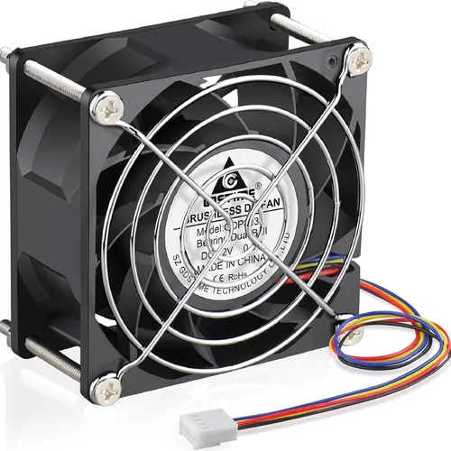 Vista 10 de GDSTIME Ventilador PWM de 3.150 in x 0.984 in de 4 pines, alta velocidad 12V 3.150x315.945 in de presión estática PC CPU Cooler Ventilador