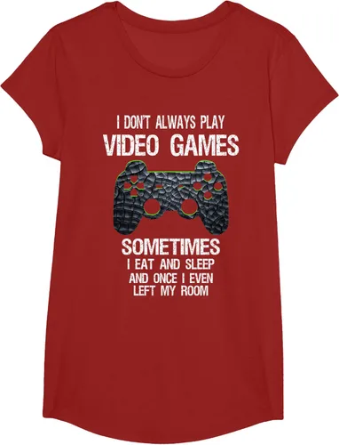 Vista 55 de Funny Gamer Video Games - Camiseta para niños y adolescentes, ajuste clásico, color negro, mezcla de algodón, Negro