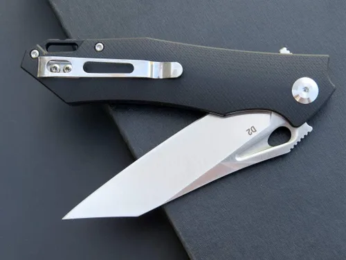 Vista 6 de Eafengrow EF934 Cuchillo de bolsillo D2 Hoja de acero Cuchillo plegable G10 Mango Liner Lock Camping Survival Tool Cuchillos para acampar al aire