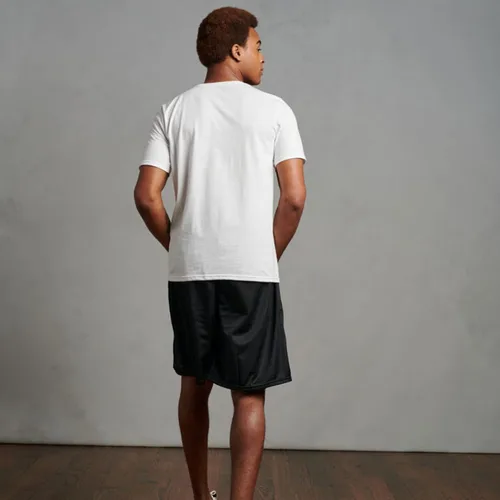 Vista 3 de Russell pantalones cortos deportivos de malla sin bolsillos para hombre