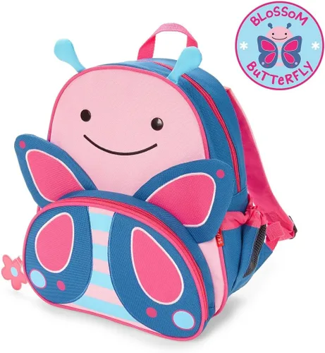 Vista 13 de Skip Hop - Mochila para preescolar, colección Zoo, para niños pequeños de 3 a 4 años, diseño de llama