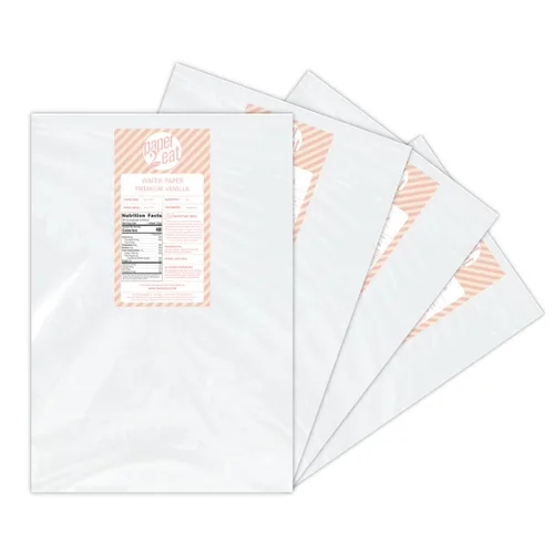 Vista 22 de Hojas de Papel Oblea Comestible Imprimible de paper2eat (0.40 mm - 25 hojas/Vainilla)