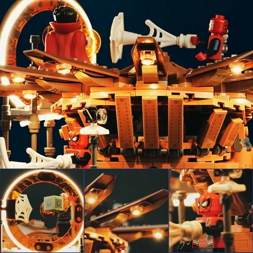 Vista 3 de BrickBling - Luz LED compatible con Lego Spider-Man Final Battle
