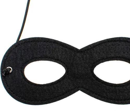 Vista 4 de Máscaras de ojos de superhéroes para niños Negro