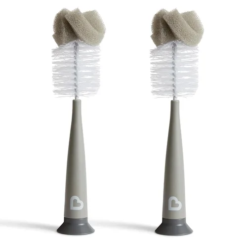 Vista 9 de Munchkin® Sponge™ - Cepillo para botellas, color gris, 2 unidades (paquete de 1)