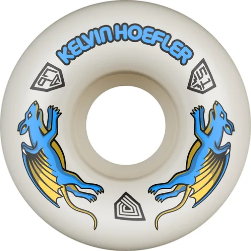 Vista 31 de Ruedas para patineta Powell Peralta Dragon Formula 88A A2 Asimétrico