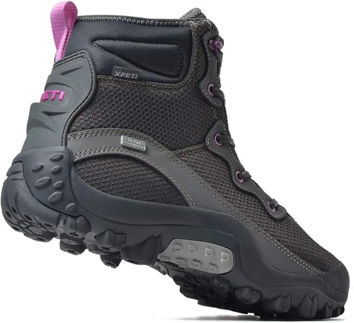Vista 3 de XPETI Botas de senderismo Dimo Mid impermeables antideslizantes para mujer