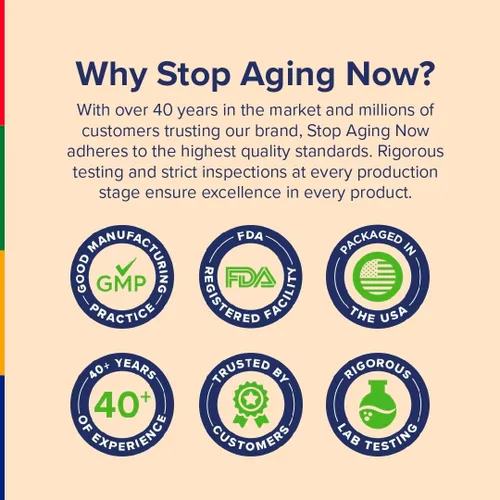 Vista 7 de Stop Aging Now - Suplemento complejo de curcumina de cúrcuma - con pimienta negra - 60 cápsulas blandas