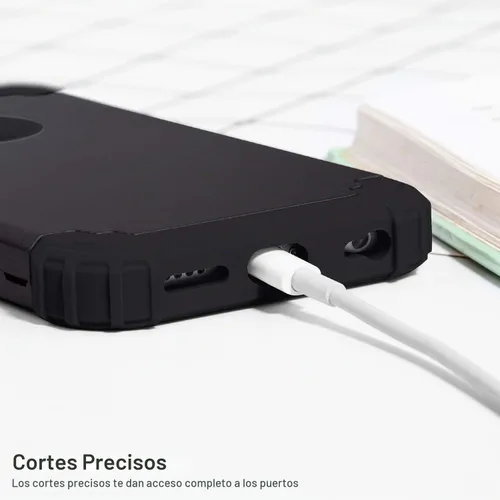 Vista 8 de IDweel Funda para iPhone 6S, funda para iPhone 6 con protector de pantalla, 3 en 1, resistente, absorción de impactos, cubierta de policarbonato