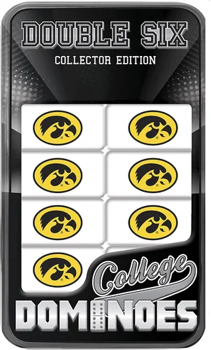 Vista 5 de MasterPieces Game Day - NCAA Alabama Crimson Tide - Juego de Dominó Doble Seis de 28 Piezas con Logo del Equipo