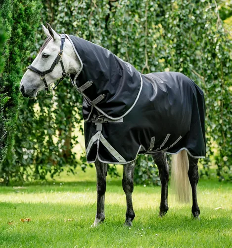Vista 2 de Amigo® 1200D Plus Turnout 8.82 oz - Negro/Gris Titanio y Plata, 69 pulgadas