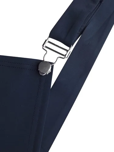 Vista 5 de YOINS - Minifaldas overol femeninas con tirantes ajustables, plisadas